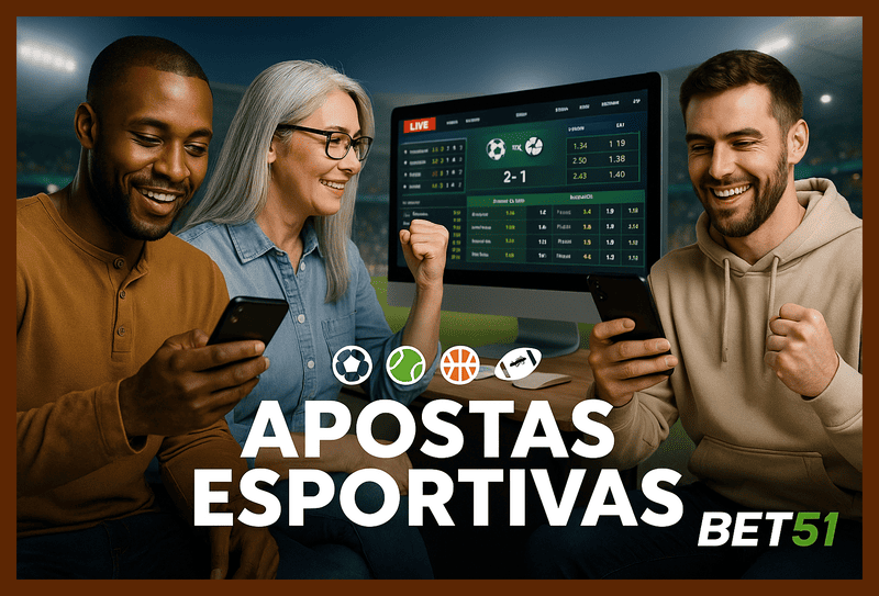 Apostas esportivas no cassino online BET51
